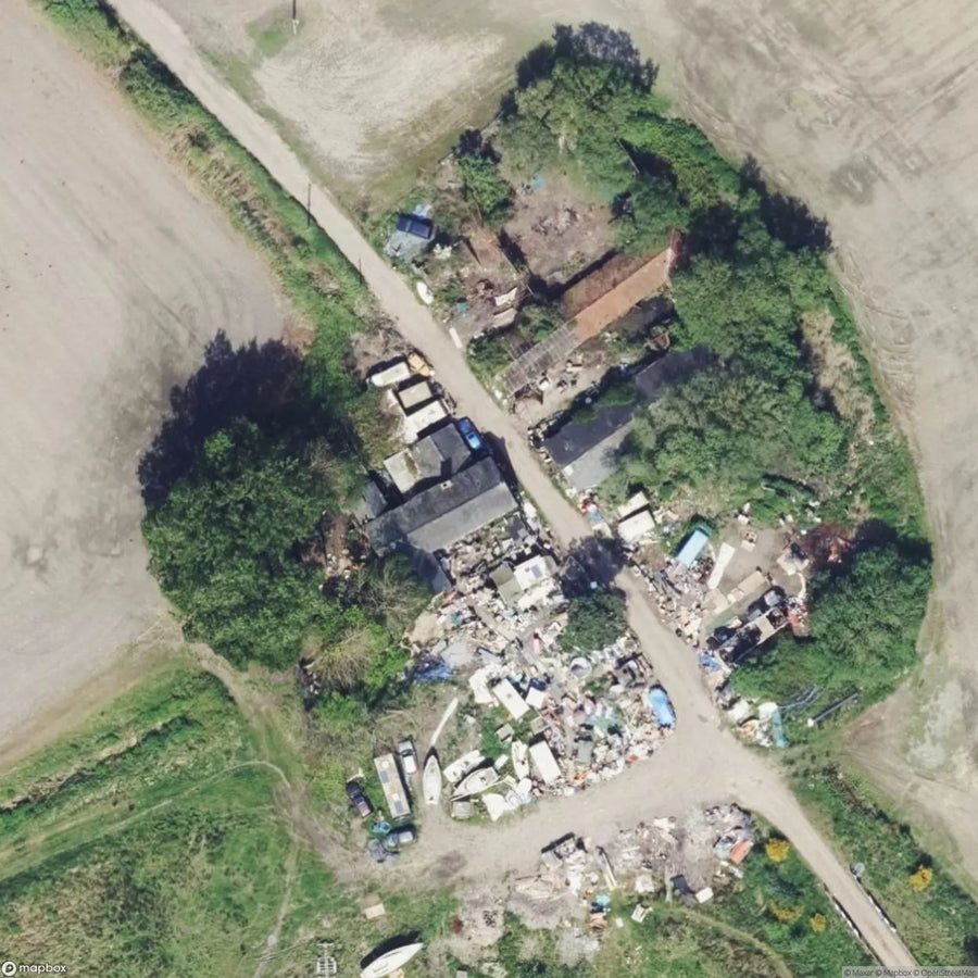 Abandoned Farm With Boats And Cars [GBR] #21767