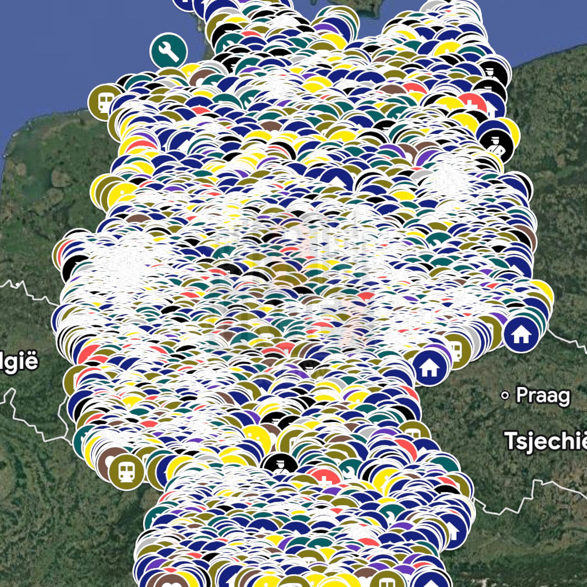 Duitsland - 10.000+ spots - Urbex Kaart