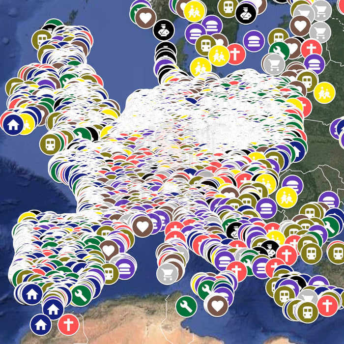 Ik Wil Alles - 50.000+ spots -Urbex Kaart