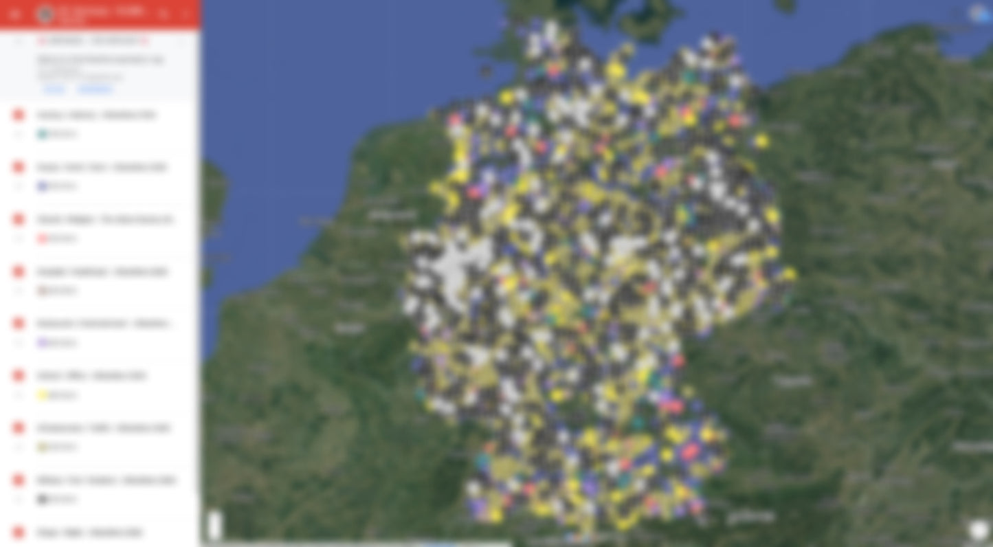 Duitsland - 10.000+ spots - Urbex Kaart