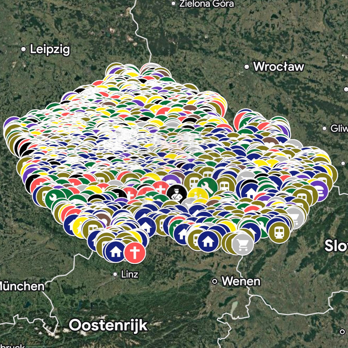 Czech Republic - 4500+ spots - Urbex Map