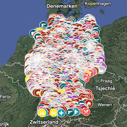 Duitsland - Urbex Kaart