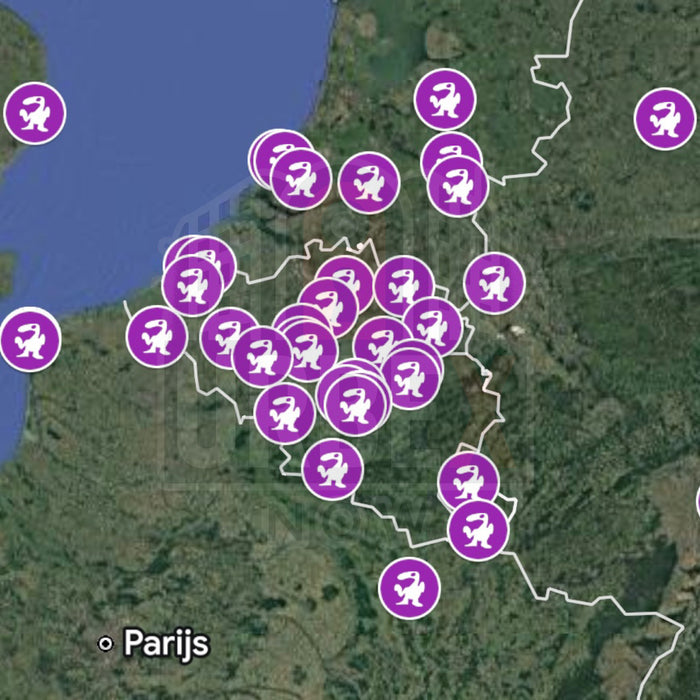 Ghosthunting Kaart - 100+ spots