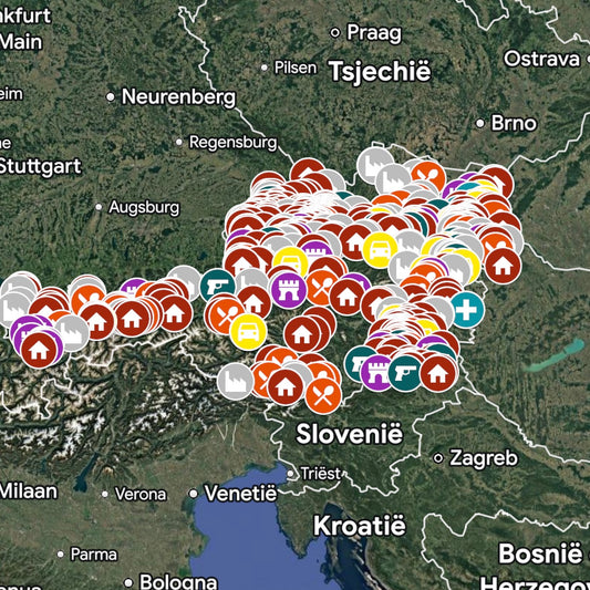 zOostenrijk - Urbex Kaart