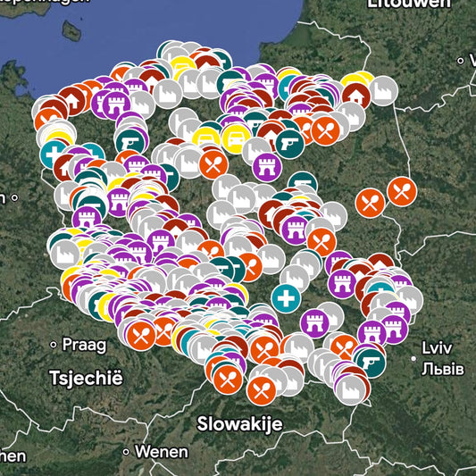 zPolen - Urbex Kaart