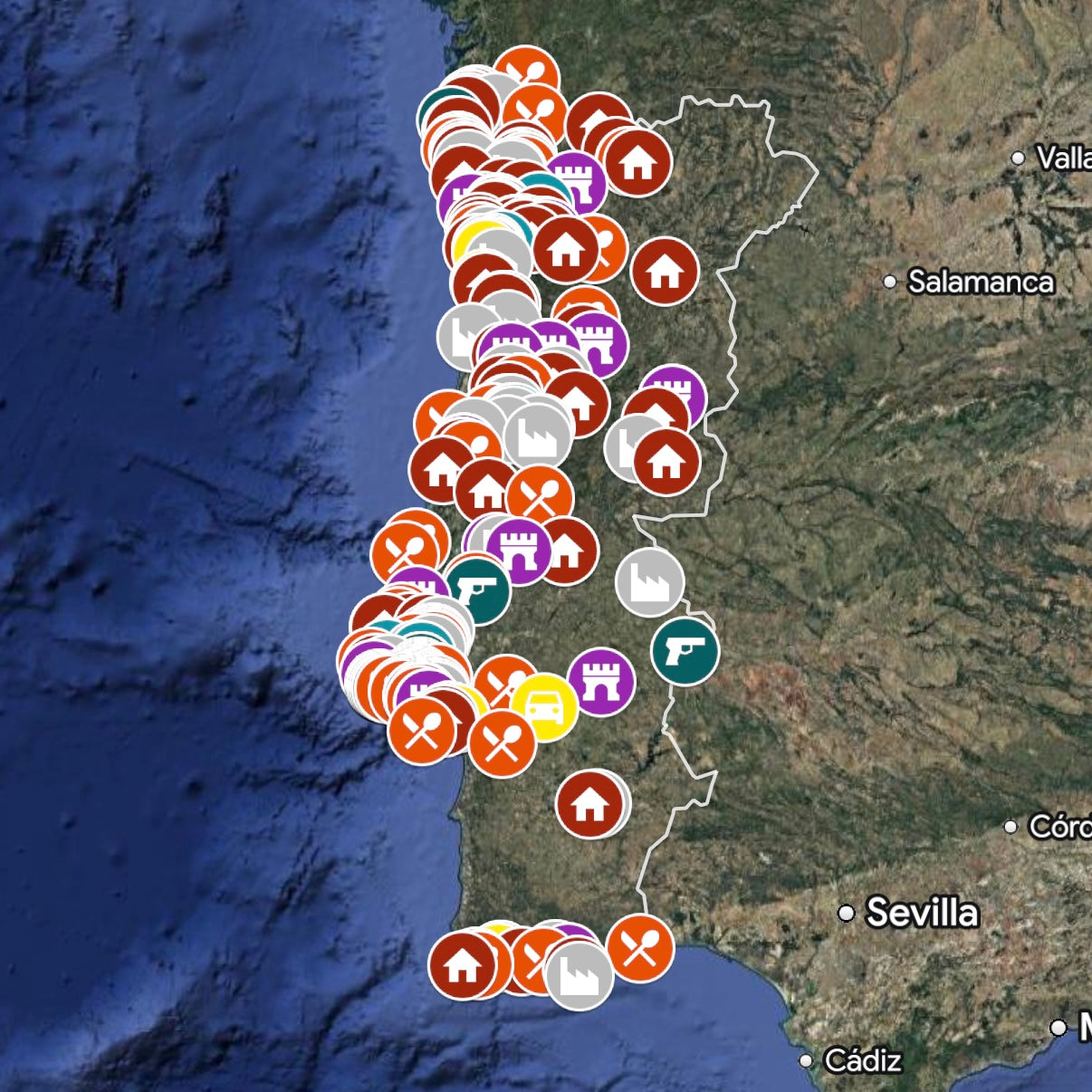 Pays-Bas - Carte Urbex 