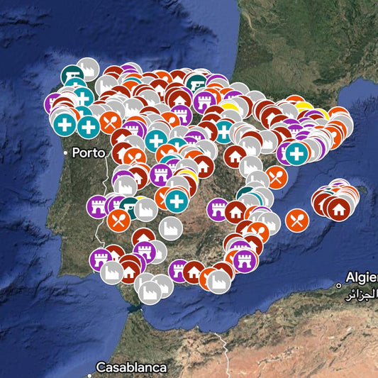 zSpanje - Urbex Kaart