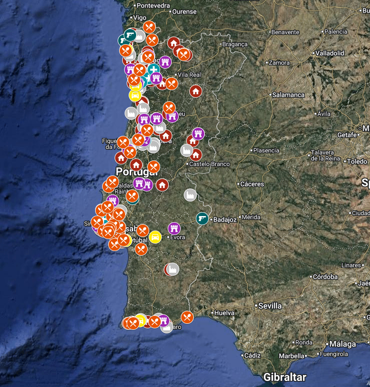Portugal - Urbex Kaart