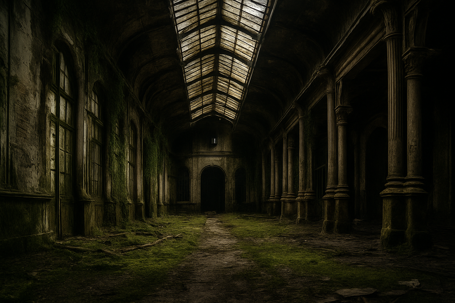 Urbex achtergrond